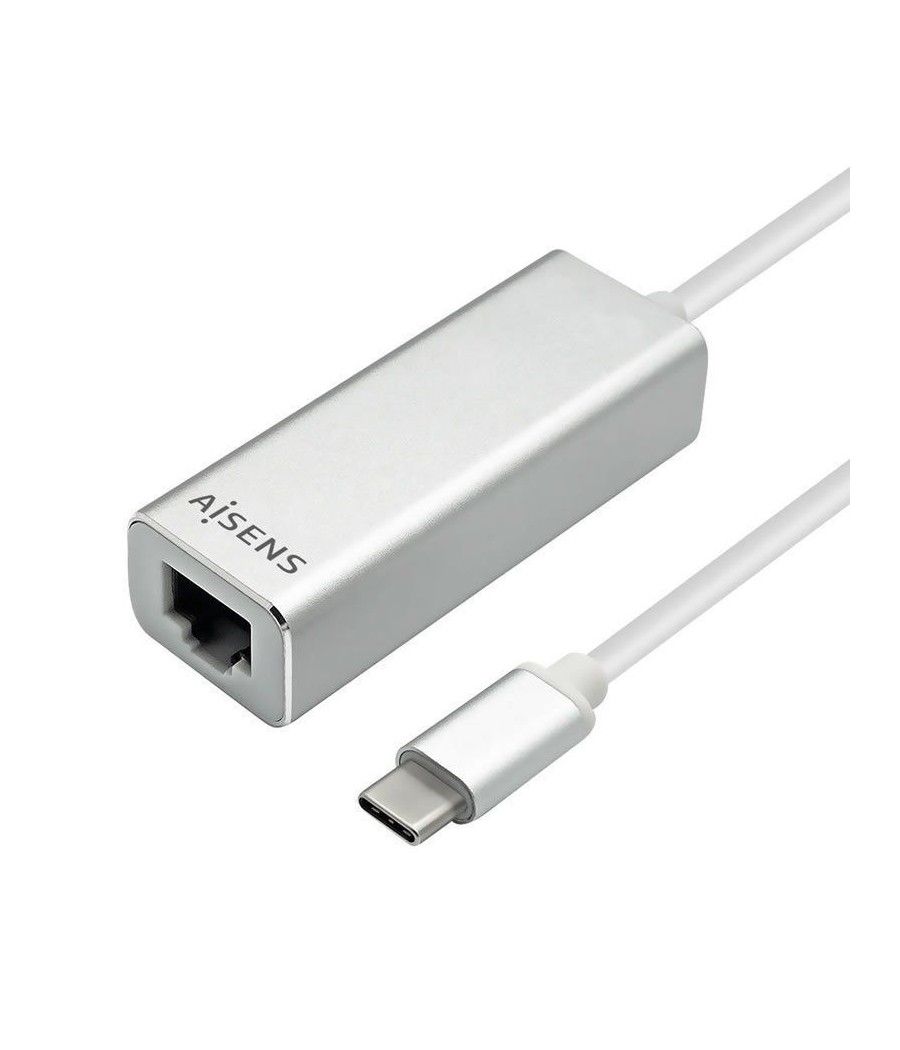 Adaptador USB Tipo-C - RJ45 Aisens A109-0341/ 1000Mbps - Imagen 1