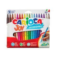 Rotulador carioca joy caja de 18 colores