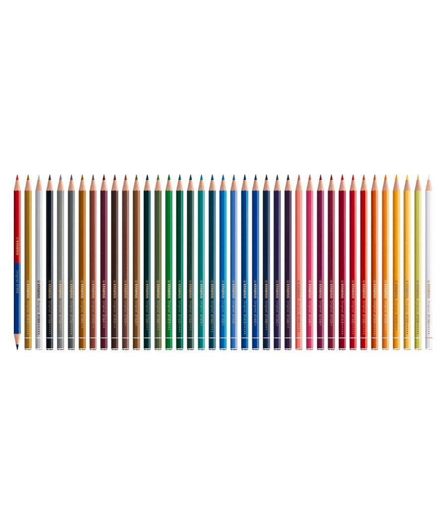 Lápices de colores stabilo acuarelables original arty estuche metélico de 24 colores surtidos