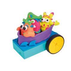 Juego jovi plastilina jovitech crazy cars monsters kit