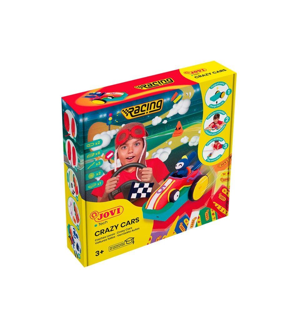 Juego jovi plastilina jovitech crazy cars fantasy kit