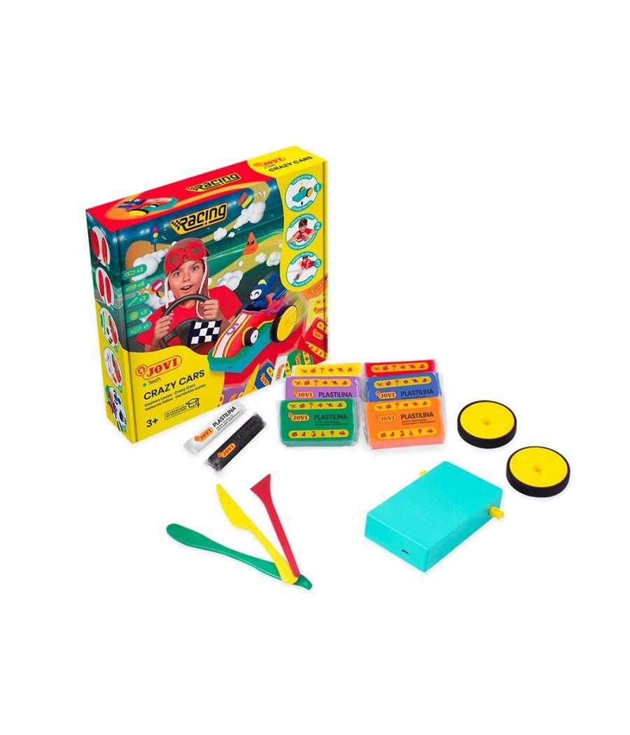 Juego jovi plastilina jovitech crazy cars fantasy kit