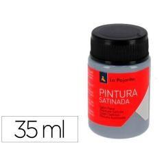 Pintura látex la pajarita satinada l-33 bote 35 ml azul porcelana pack 6 unidades