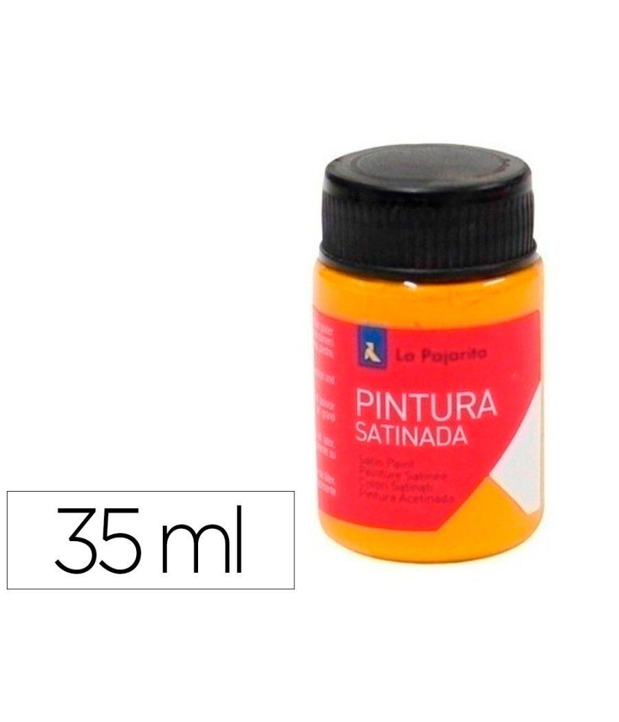 Pintura látex la pajarita satinada l-31 bote 35 ml calabaza pack 6 unidades