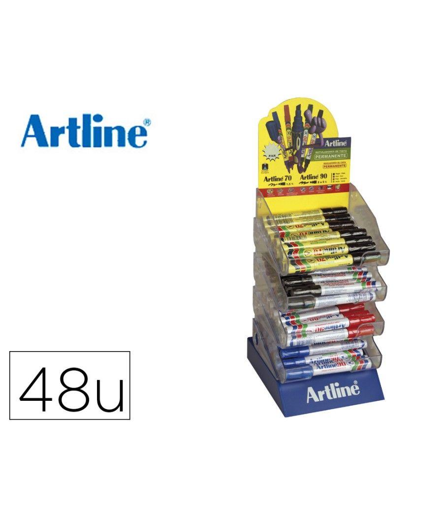 Rotulador artline -expositor de 48 unidades gamas ek-70-ek-90 surtidos