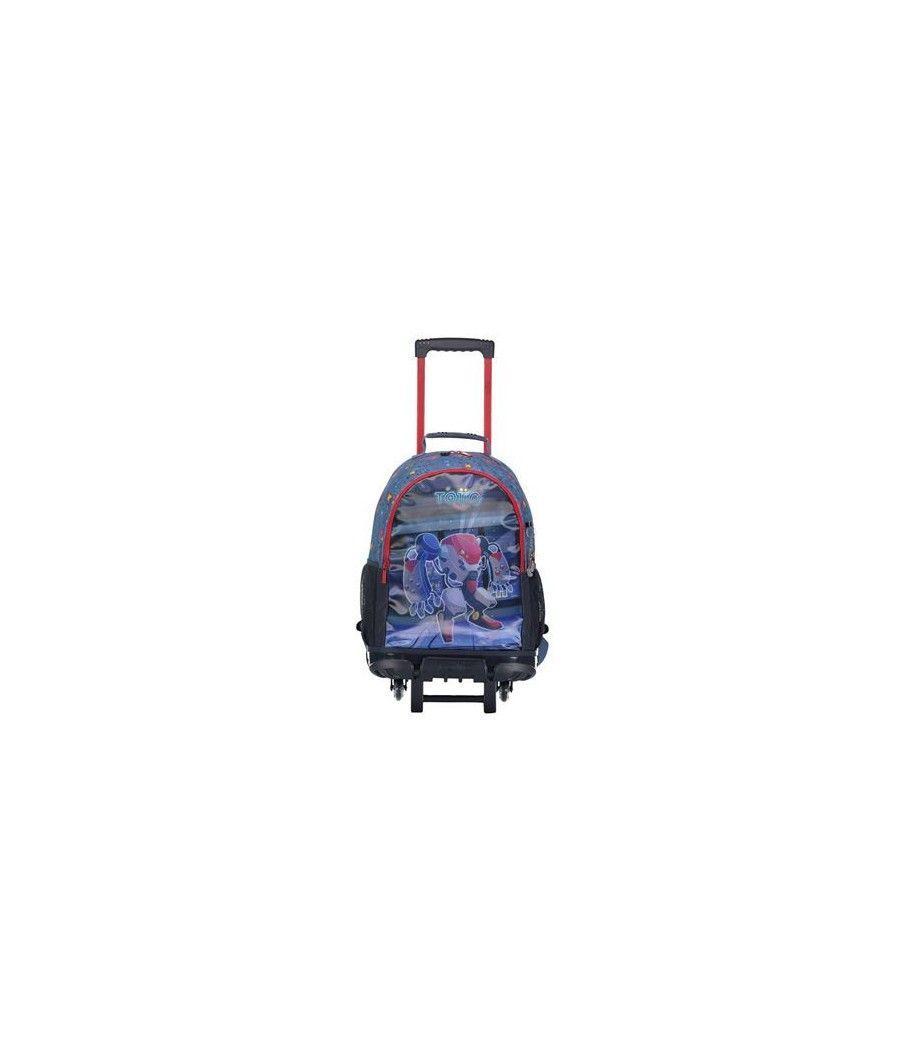 Mochila escolar grande 3 ruedas - atlas totto mj03ata003-2210-2jw