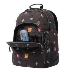 Mochila escolar estampado videojuego - crayoles totto ma04eco029-2210n-3y7