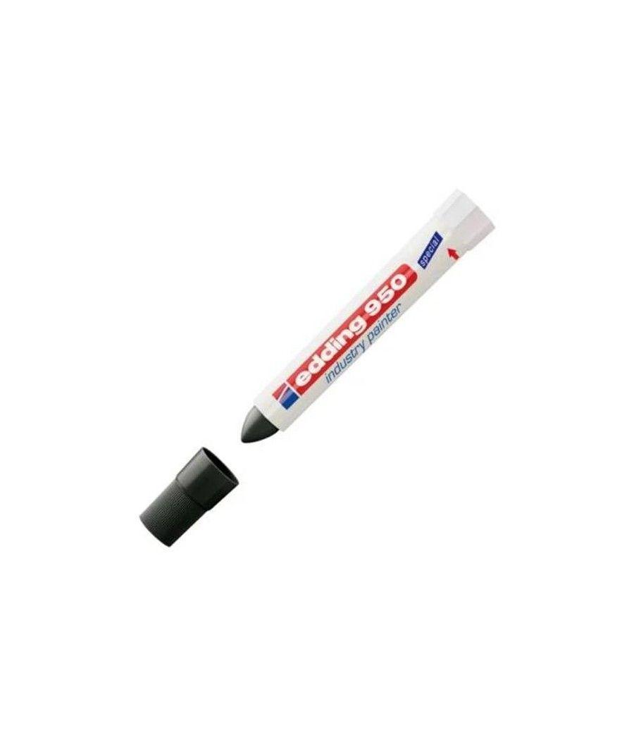 Edding marcador industrial 950 punta redonda negro pack 10 unidades
