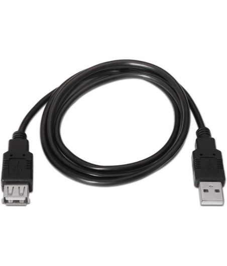 Cable extensor usb(a) 2.0 a usb(a) 2.0 aisens 3m negro