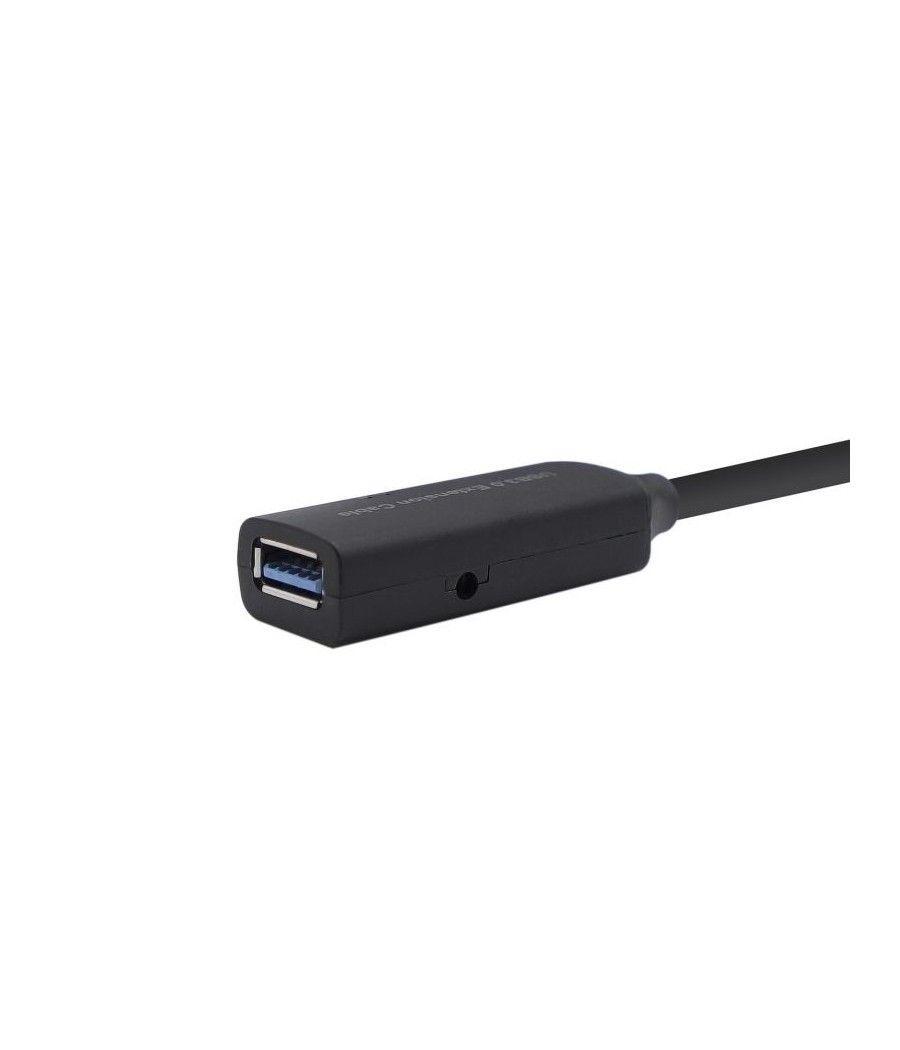 Cable Alargador USB 3.0 Aisens A105-0408/ USB Macho - USB Hembra/ 10m/ Negro - Imagen 2