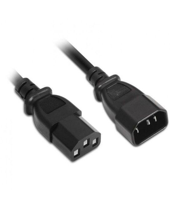 Cable Alargador de Alimentación CPU Aisens A132-0171/ IEC C13 Hembra - IEC C14 Macho/ 1.5m/ Negro - Imagen 4
