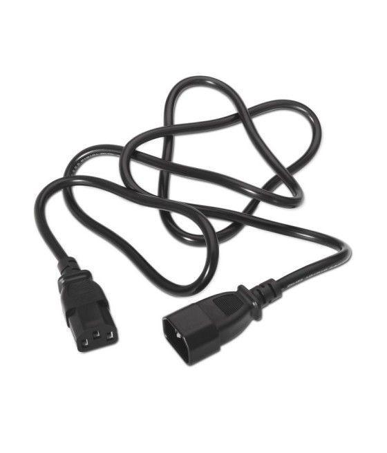 Cable Alargador de Alimentación CPU Aisens A132-0171/ IEC C13 Hembra - IEC C14 Macho/ 1.5m/ Negro - Imagen 5