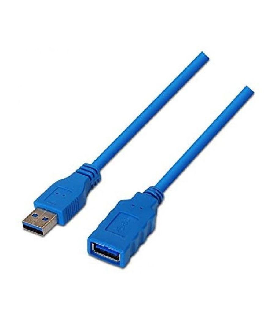 Cable Alargador USB 3.0 Nanocable 10.01.0901/ USB Macho - USB Hembra/ 1m/ Azul - Imagen 4