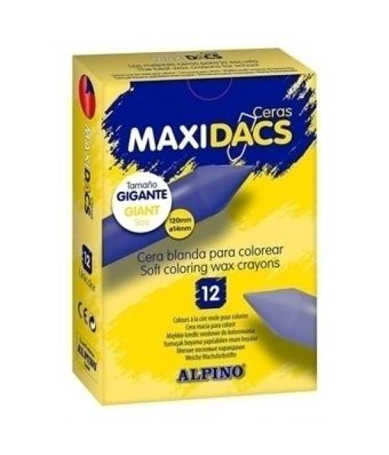 Alpino ceras maxidacs caja de 12 negro