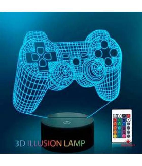 Roymart lámpara led night light mando consola control remoto usb 16 colores
