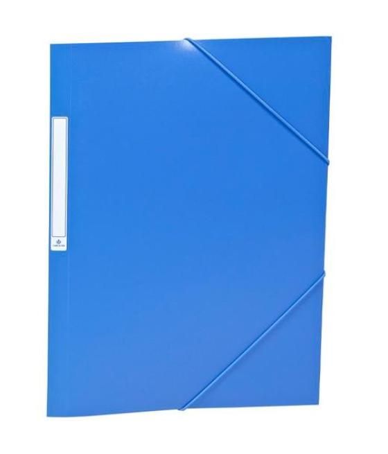 Carchivo carpeta 3 solapas folio c/gomas pp opaco azul oscuro