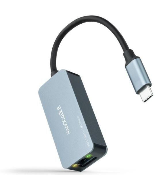 Adaptador rj45 nanocable 10.03.0410/ usb tipo-c macho - rj45 hembra