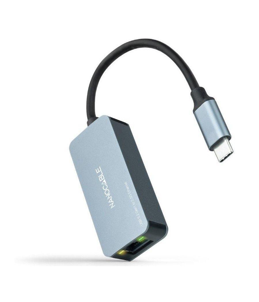 Adaptador rj45 nanocable 10.03.0410/ usb tipo-c macho - rj45 hembra