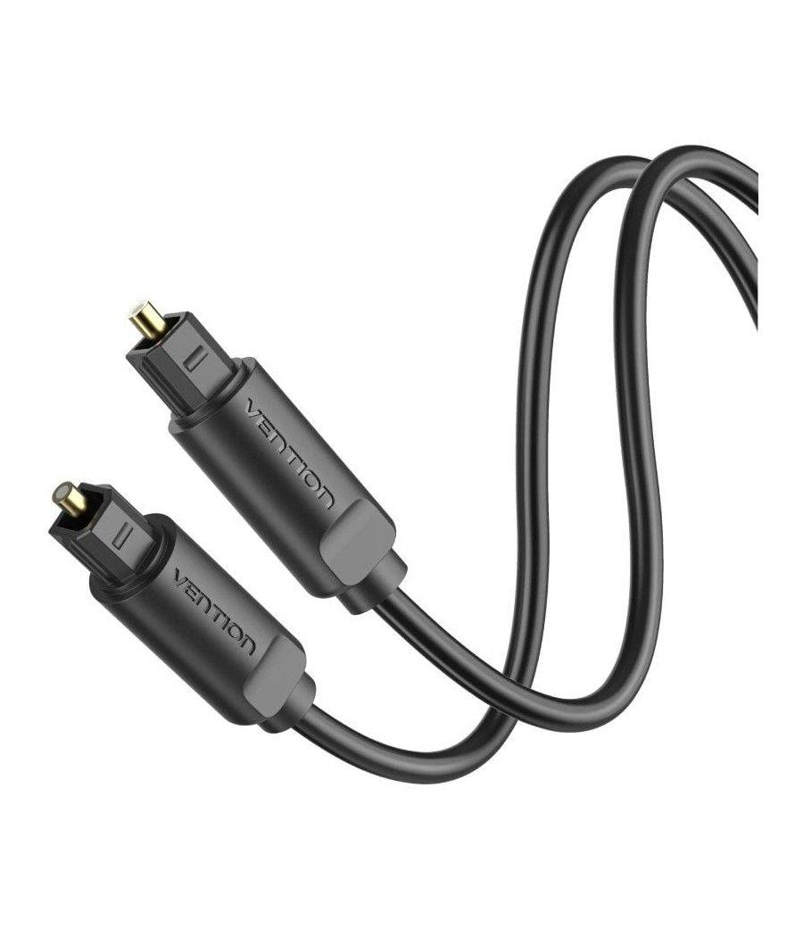 Cable de audio de fibra óptica vention baebf/ 1m/ negro