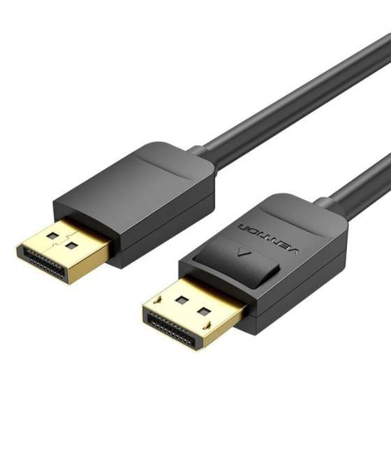 Cable displayport 1.2 4k vention hacbg/ displayport macho - displayport macho/ 1.5m/ negro