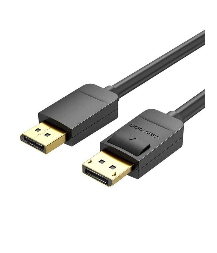 Cable displayport 1.2 4k vention hacbg/ displayport macho - displayport macho/ 1.5m/ negro