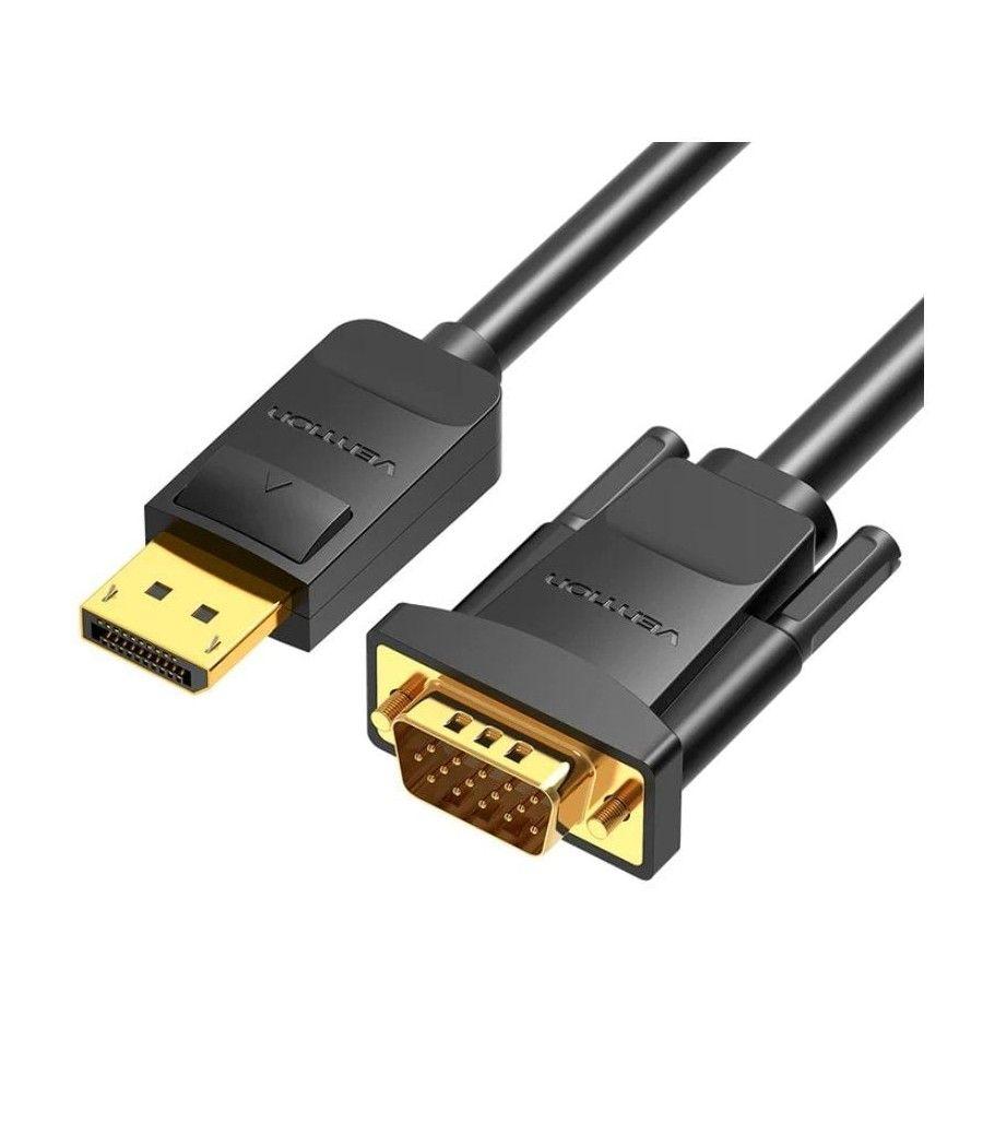 Cable conversor vention hblbg/ displayport macho - vga macho/ 1.5m/ negro