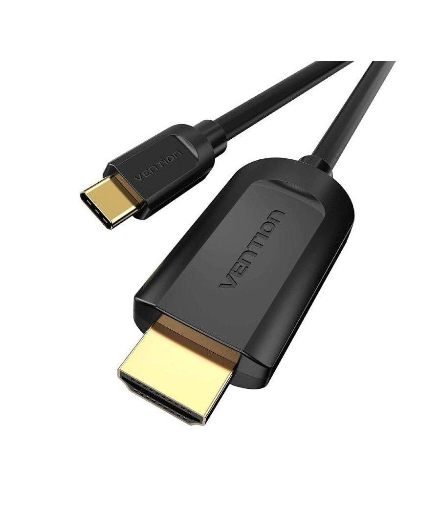 Cable conversor hdmi 1.4 4k vention cgubg/ usb tipo-c macho - hdmi macho/ 1.5m/ negro