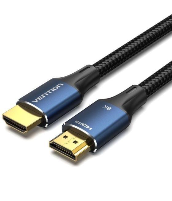 Cable hdmi 2.1 8k vention alglh/ hdmi macho - hdmi macho/ 2m/ azul