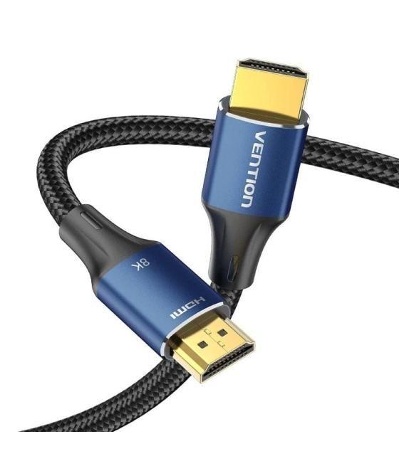 Cable hdmi 2.1 8k vention alglh/ hdmi macho - hdmi macho/ 2m/ azul