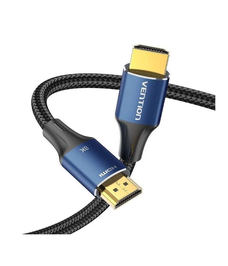 Cable hdmi 2.1 8k vention alglh/ hdmi macho - hdmi macho/ 2m/ azul