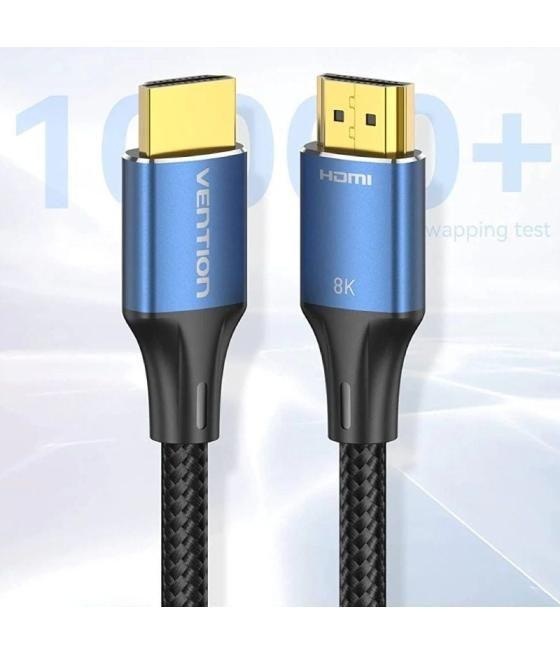 Cable hdmi 2.1 8k vention alglh/ hdmi macho - hdmi macho/ 2m/ azul