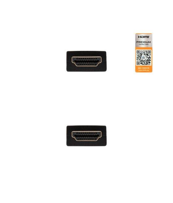 Nanocable HDMI V2.0, 2m cable HDMI HDMI tipo A (Estándar) Negro - Imagen 3