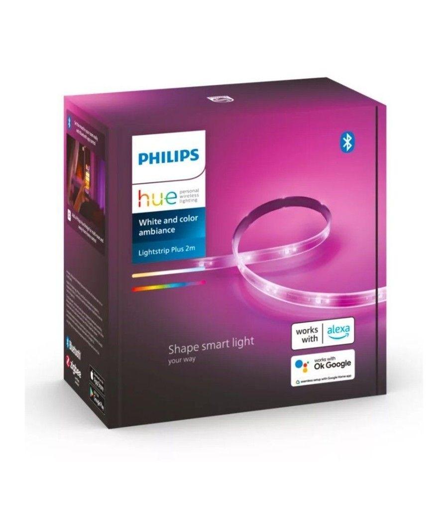 Tira led inteligente philips hue ambiance plus v4/ 2m/ blanco y color rgb/ 2000-6500 k/ precisa philips hue bridge