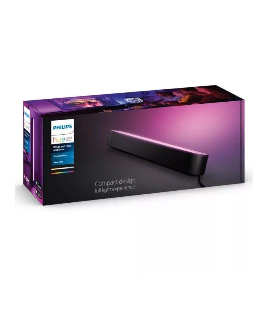 Lámpara inteligente philips hue white and colour ambiance play light bar/ negra/ precisa philips hue bridge