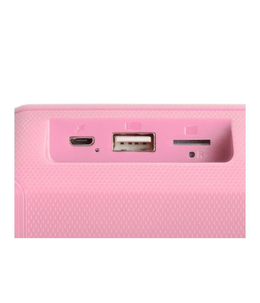 Altavoz con Bluetooth Mars Gaming MSBAXP/ 10W/ 1.0/ Rosa - Imagen 5