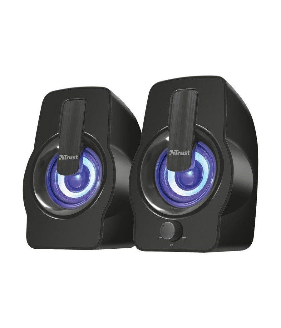Altavoces Trust Gemi RGB/ 12W/ 2.0 - Imagen 1