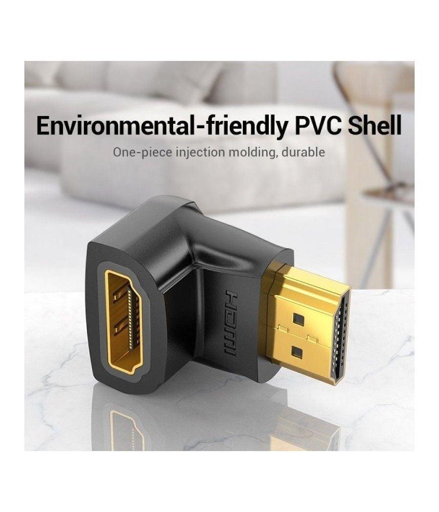 Adaptador hdmi 4k 90º vention aiob0/ hdmi macho a hdmi hembra