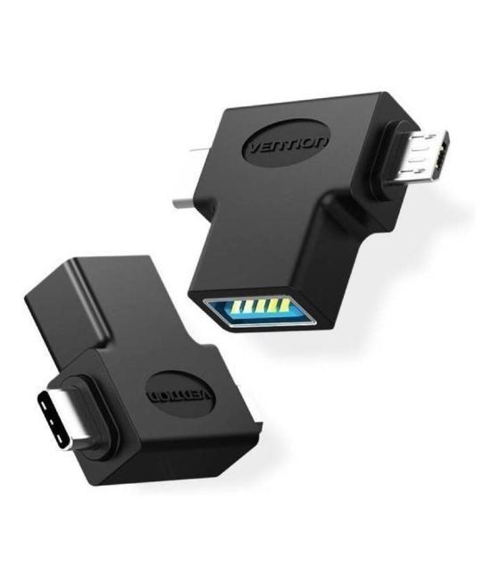 Adaptador usb 3.0 vention ccvbb/ usb tipo-c macho - microusb macho