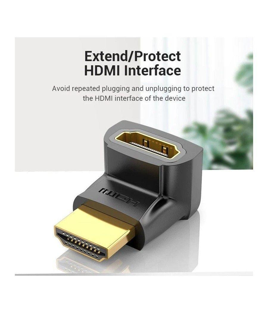 Adaptador hdmi 4k 270º vention ainb0/ hdmi macho a hdmi hembra