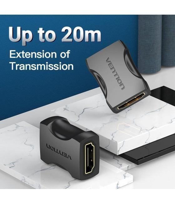 Adaptador hdmi 2.0 4k vention airb0/ hdmi hembra a hdmi hembra