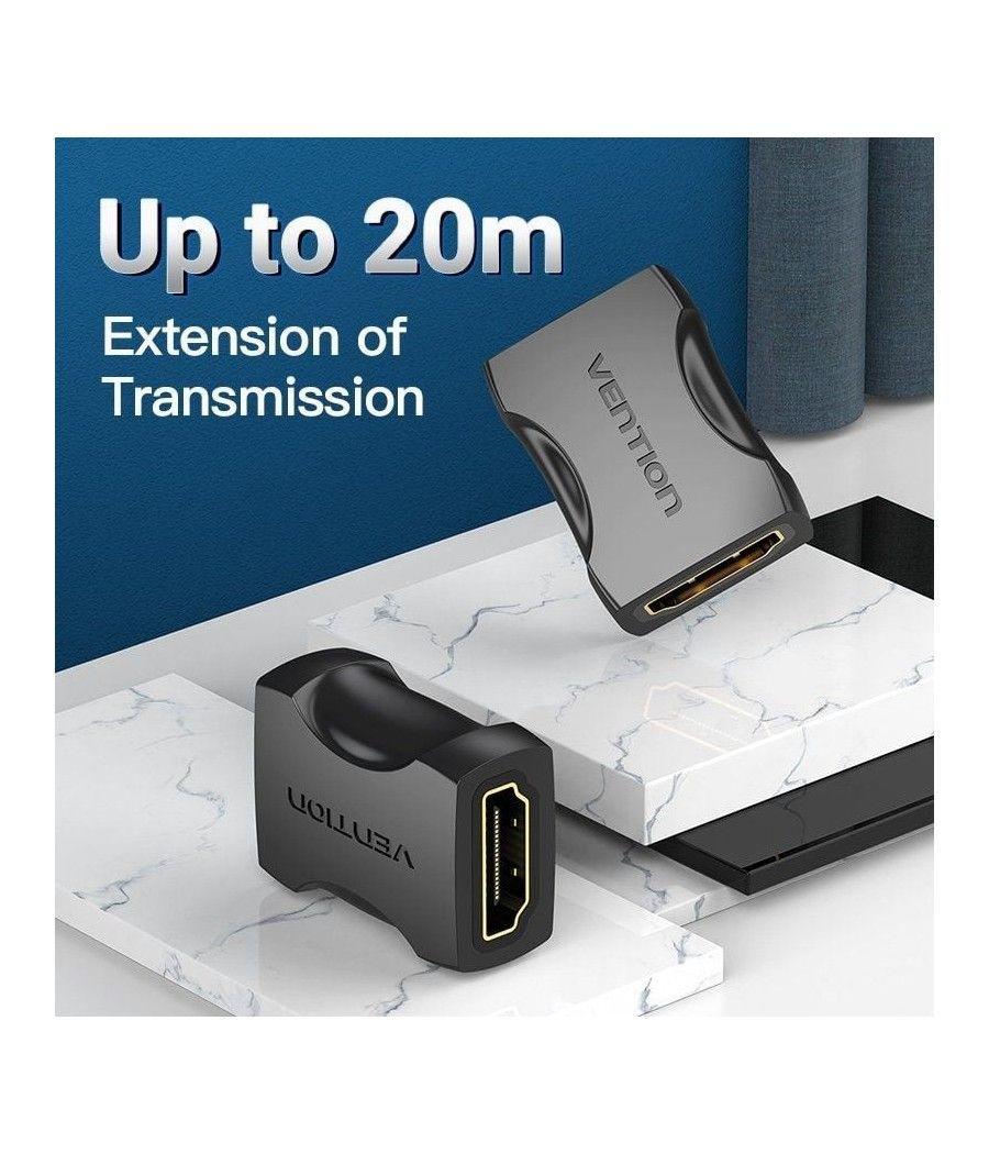 Adaptador hdmi 2.0 4k vention airb0/ hdmi hembra a hdmi hembra