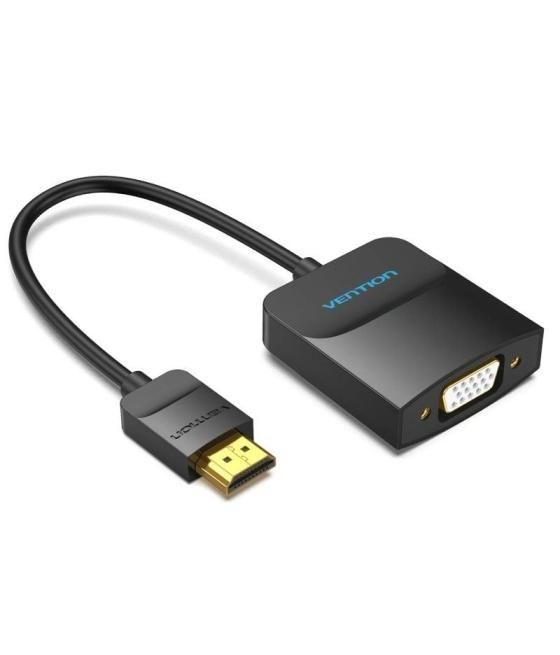 Convertidor hdmi a vga vention 42154/ hdmi macho a vga hembra