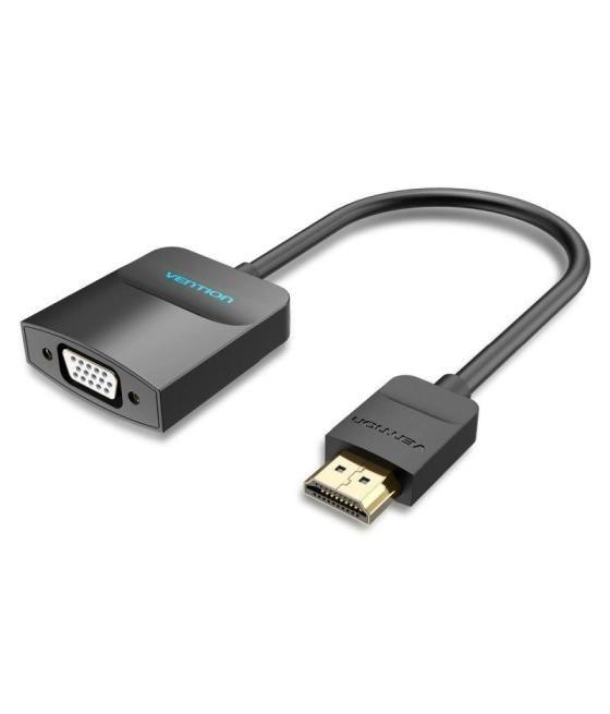 Convertidor hdmi a vga vention 42161/ hdmi macho a vga hembra