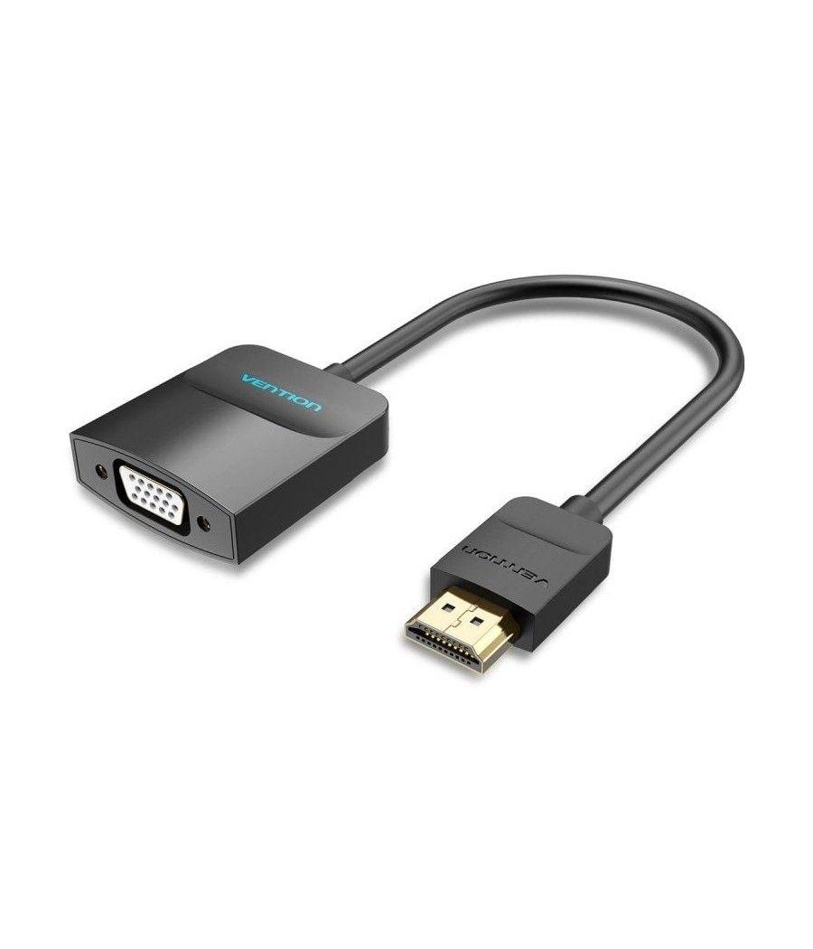 Convertidor hdmi a vga vention 42161/ hdmi macho a vga hembra