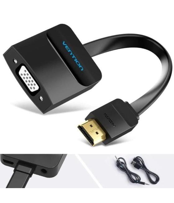 Convertidor hdmi a vga vention 42161/ hdmi macho a vga hembra