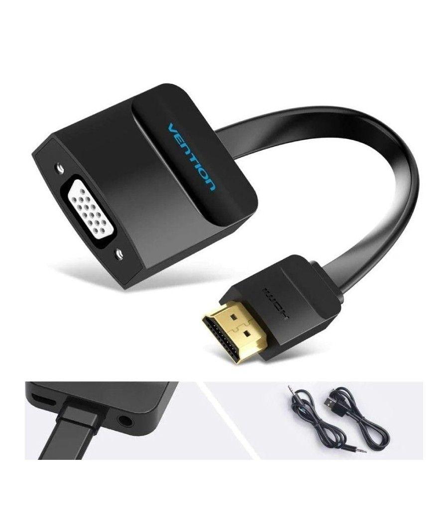 Convertidor hdmi a vga vention 42161/ hdmi macho a vga hembra