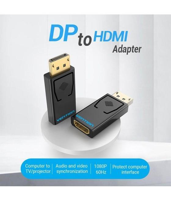 Adaptador vention hbkb0/ displayport macho - hdmi hembra