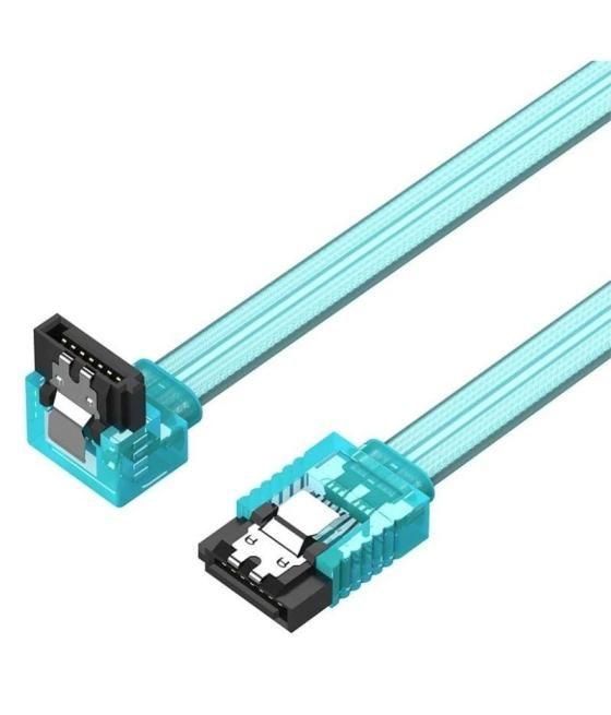 Cable sata vention kddsd/ sata hembra - sata hembra/ 50cm/ azul
