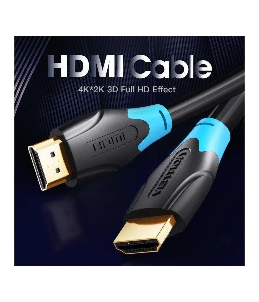 Cable hdmi 2.0 4k vention aacbj/ hdmi macho - hdmi macho/ 5m/ negro