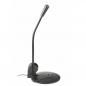 Trust micrÓfono de escritorio primo alta sensibilidad c/pedestal ajustable cable 1,8m negro